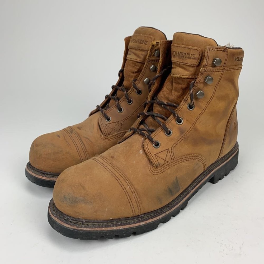 Wolverine Mens Journeyman 6" Work Boots Beige 14